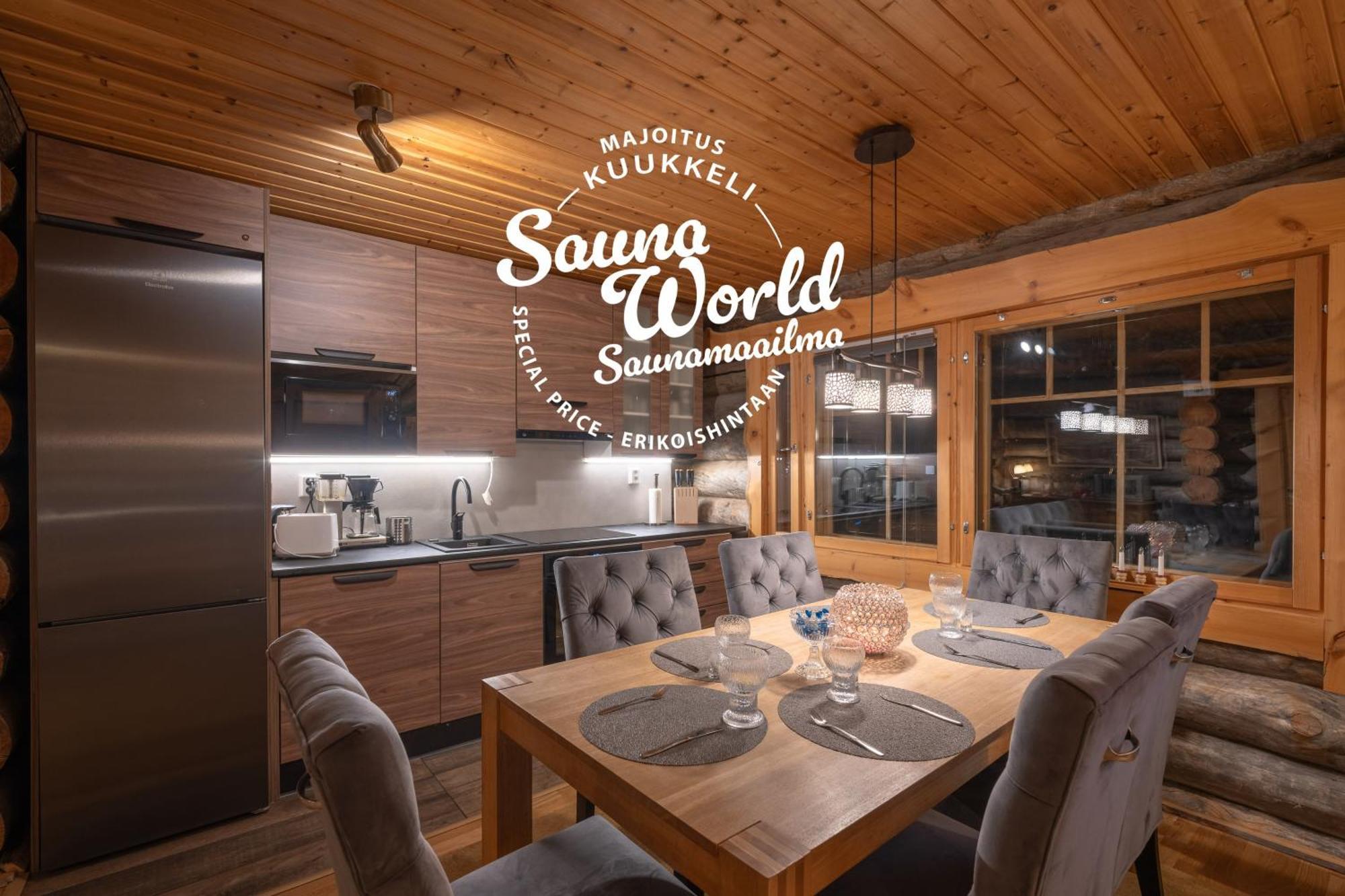 Kuukkeli Log Houses Villa Aurora "Pupula" Saariselka Ngoại thất bức ảnh