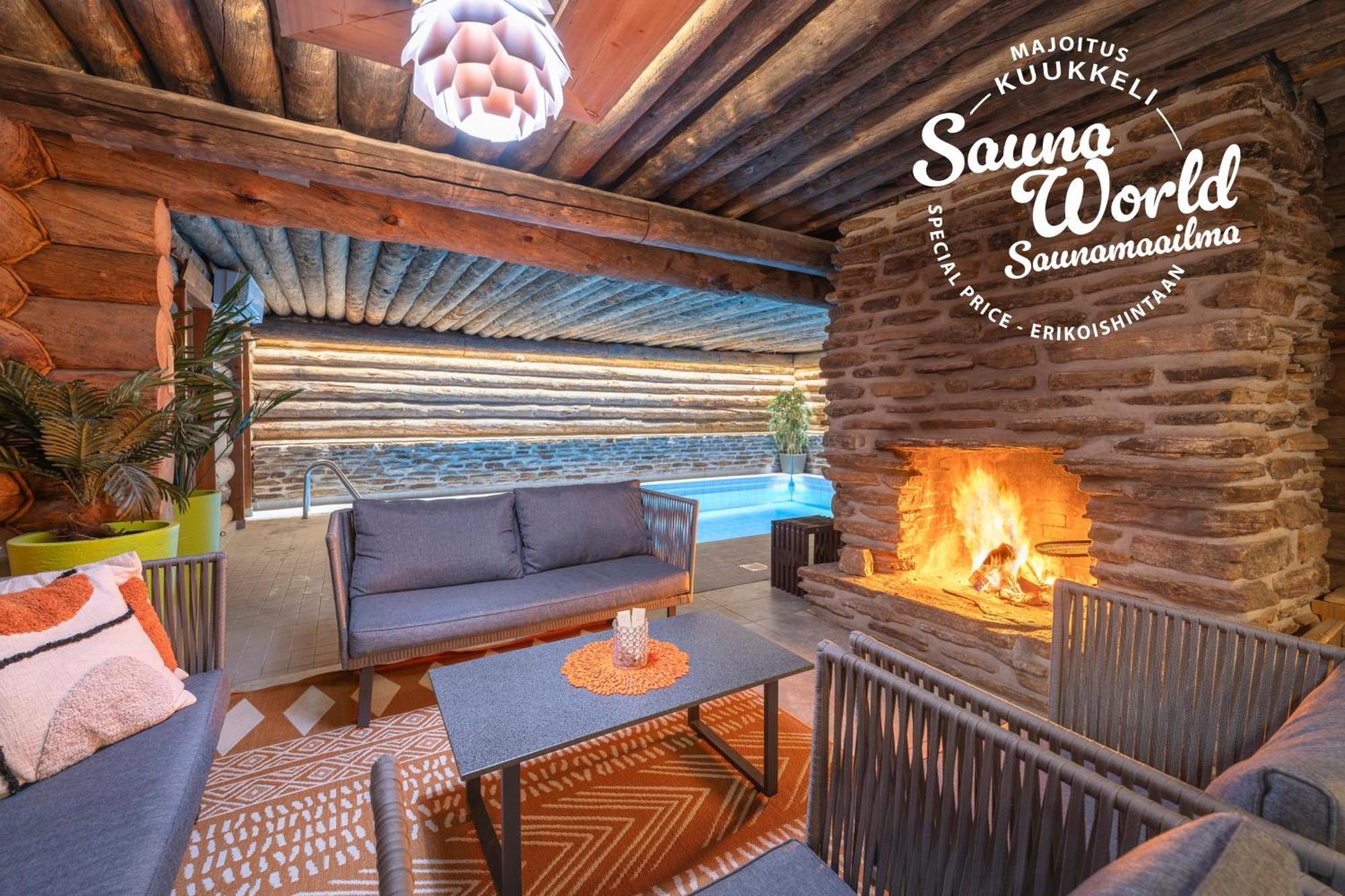 Kuukkeli Log Houses Villa Aurora "Pupula" Saariselka Ngoại thất bức ảnh