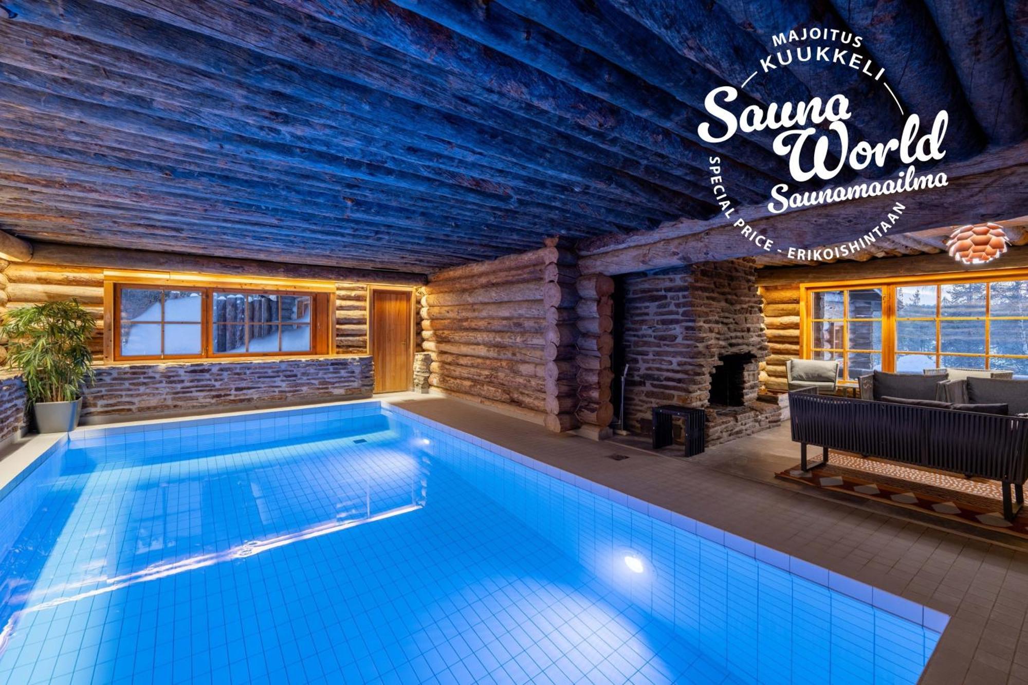 Kuukkeli Log Houses Villa Aurora "Pupula" Saariselka Ngoại thất bức ảnh