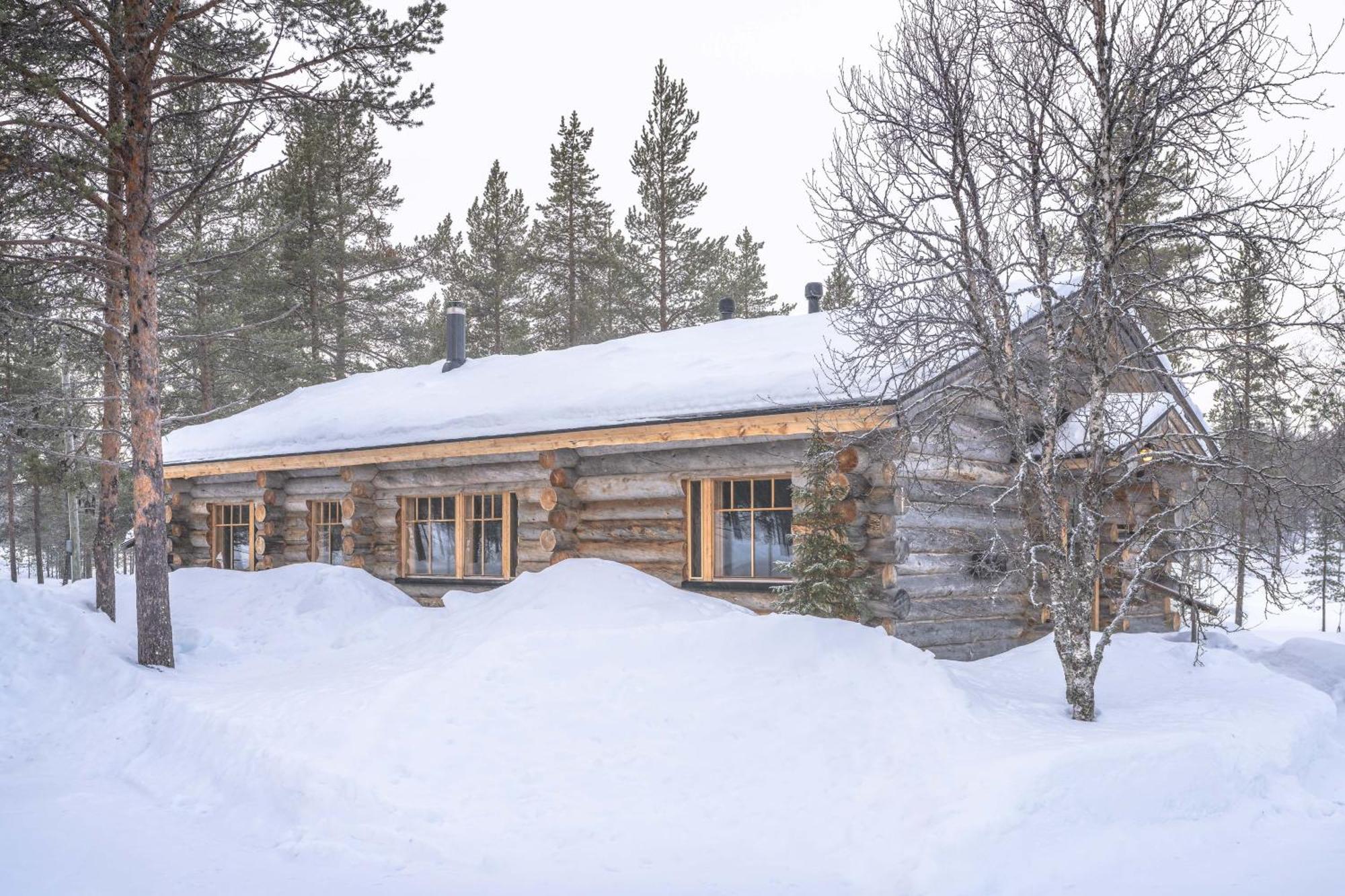 Kuukkeli Log Houses Villa Aurora "Pupula" Saariselka Ngoại thất bức ảnh