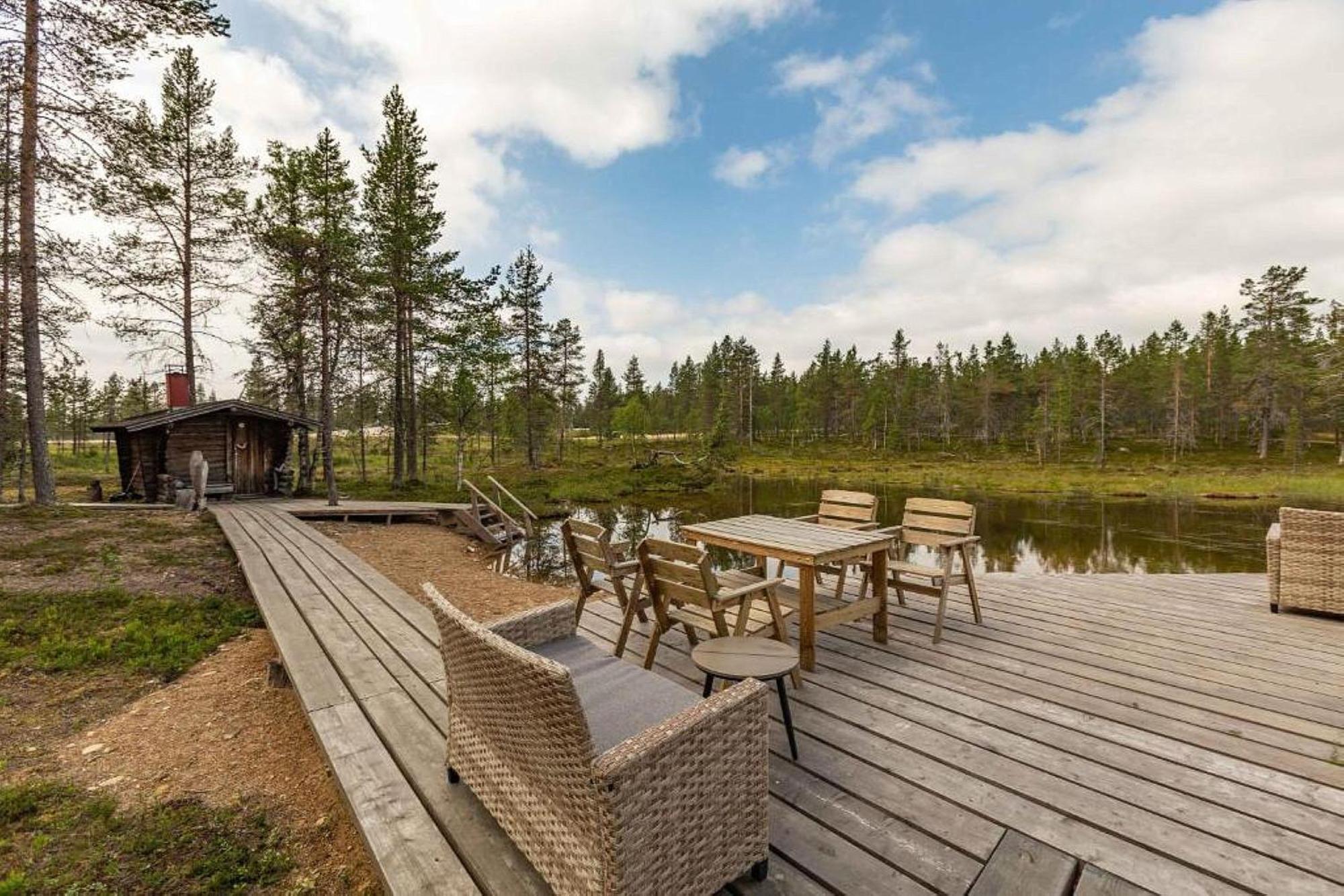 Kuukkeli Log Houses Villa Aurora "Pupula" Saariselka Ngoại thất bức ảnh