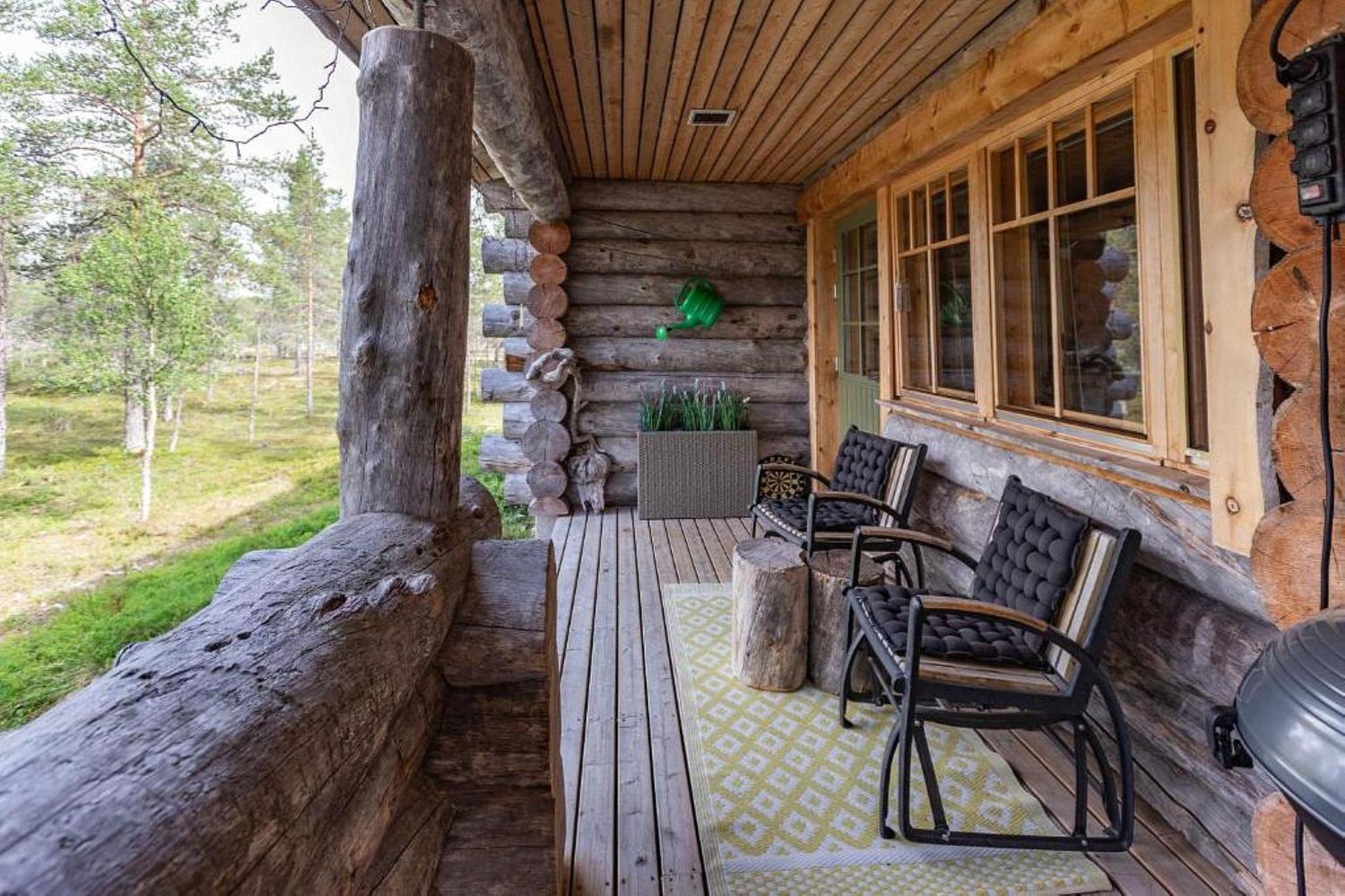 Kuukkeli Log Houses Villa Aurora "Pupula" Saariselka Ngoại thất bức ảnh
