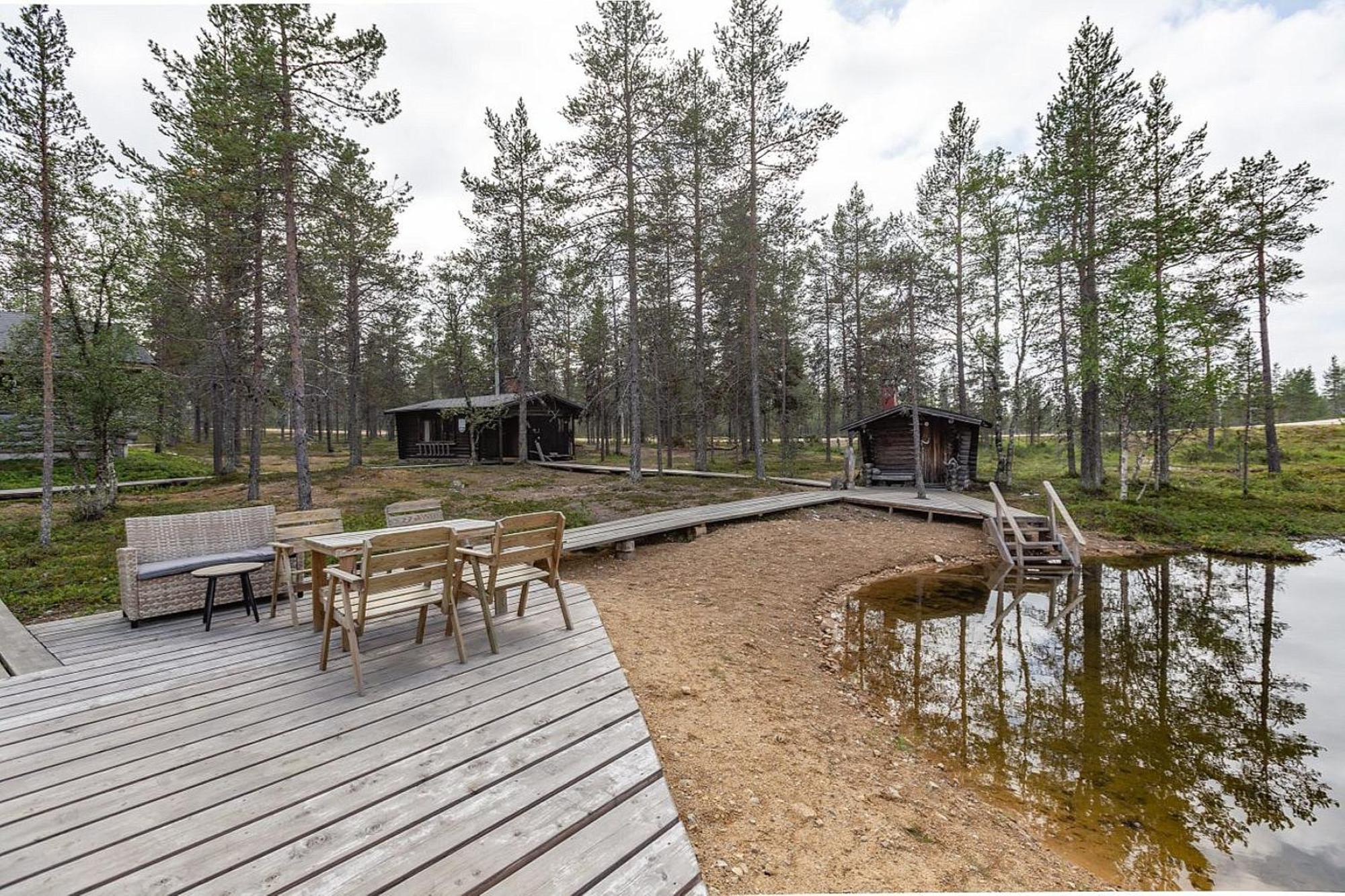 Kuukkeli Log Houses Villa Aurora "Pupula" Saariselka Ngoại thất bức ảnh